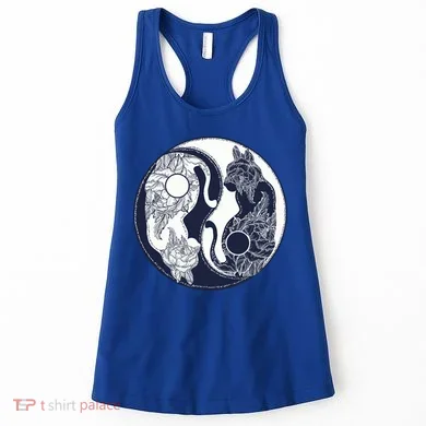 Yin Yang Cat Logo Women's Tank Top