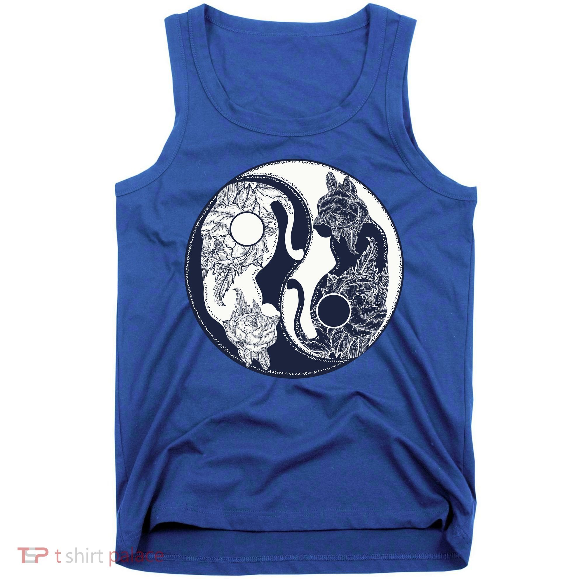Yin Yang Cat Logo Tank Top