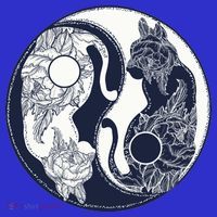 Yin Yang Cat Logo Tank Top thumb 6