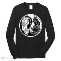 Yin-Yang Cats Long Sleeve Shirt thumb 0
