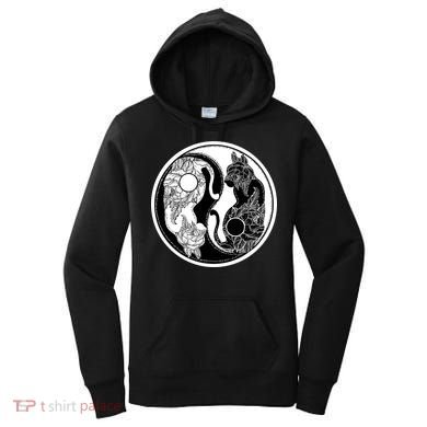 Yin-Yang Cats Women's Hoodie