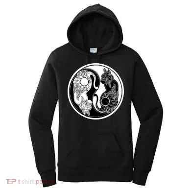 Yin-Yang Cats Women's Hoodie
