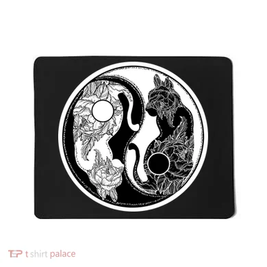 Yin-Yang Cats Mousepad