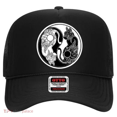Yin-Yang Cats Hat