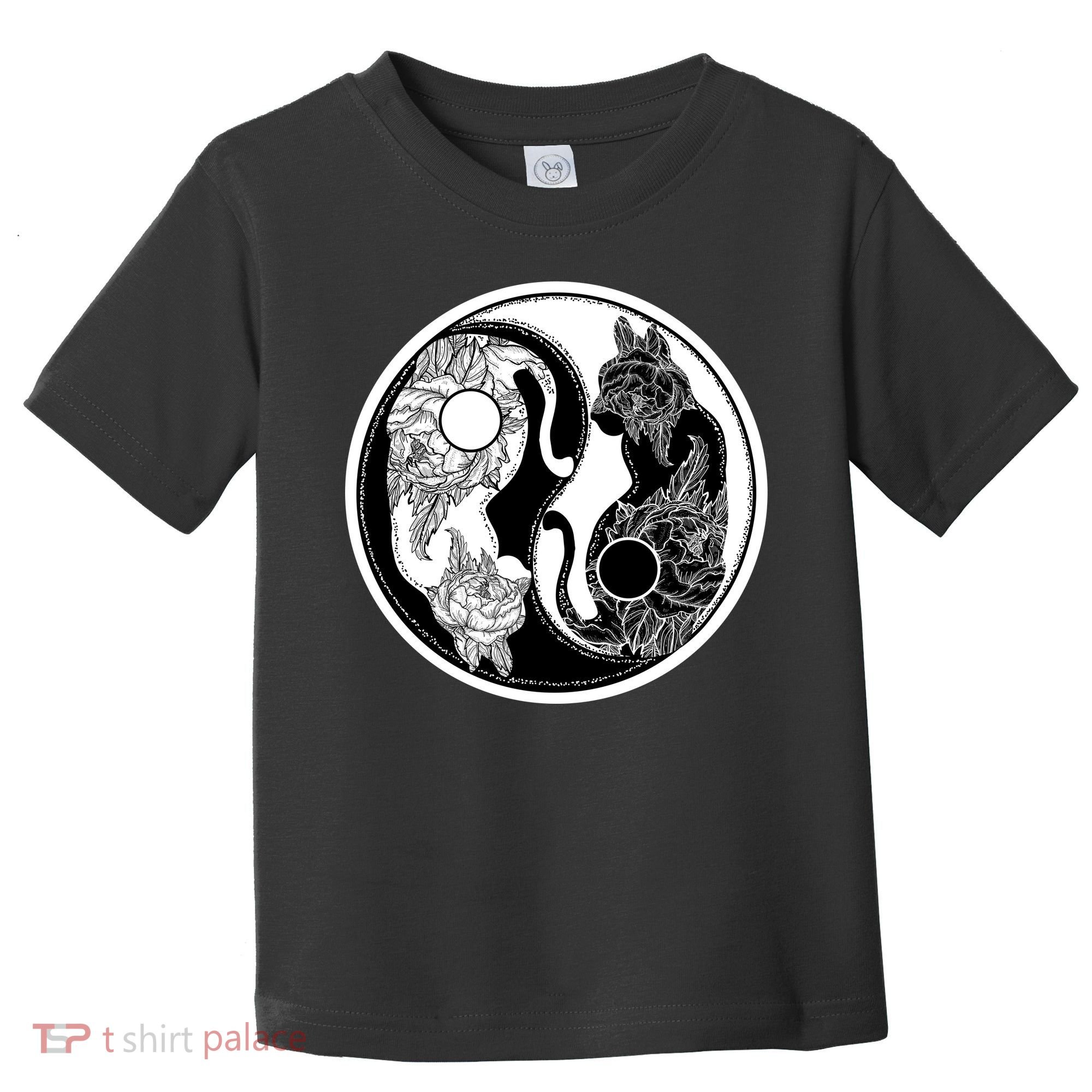 Yin-Yang Cats Toddler T-Shirt