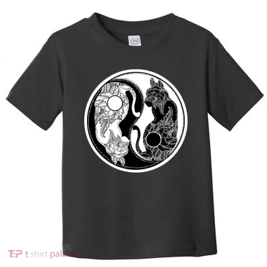 Yin-Yang Cats Toddler T-Shirt