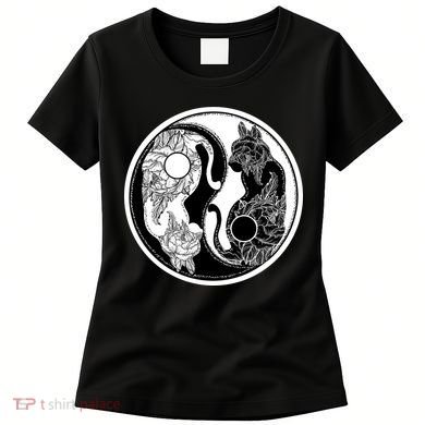Yin-Yang Cats Women's T-Shirt