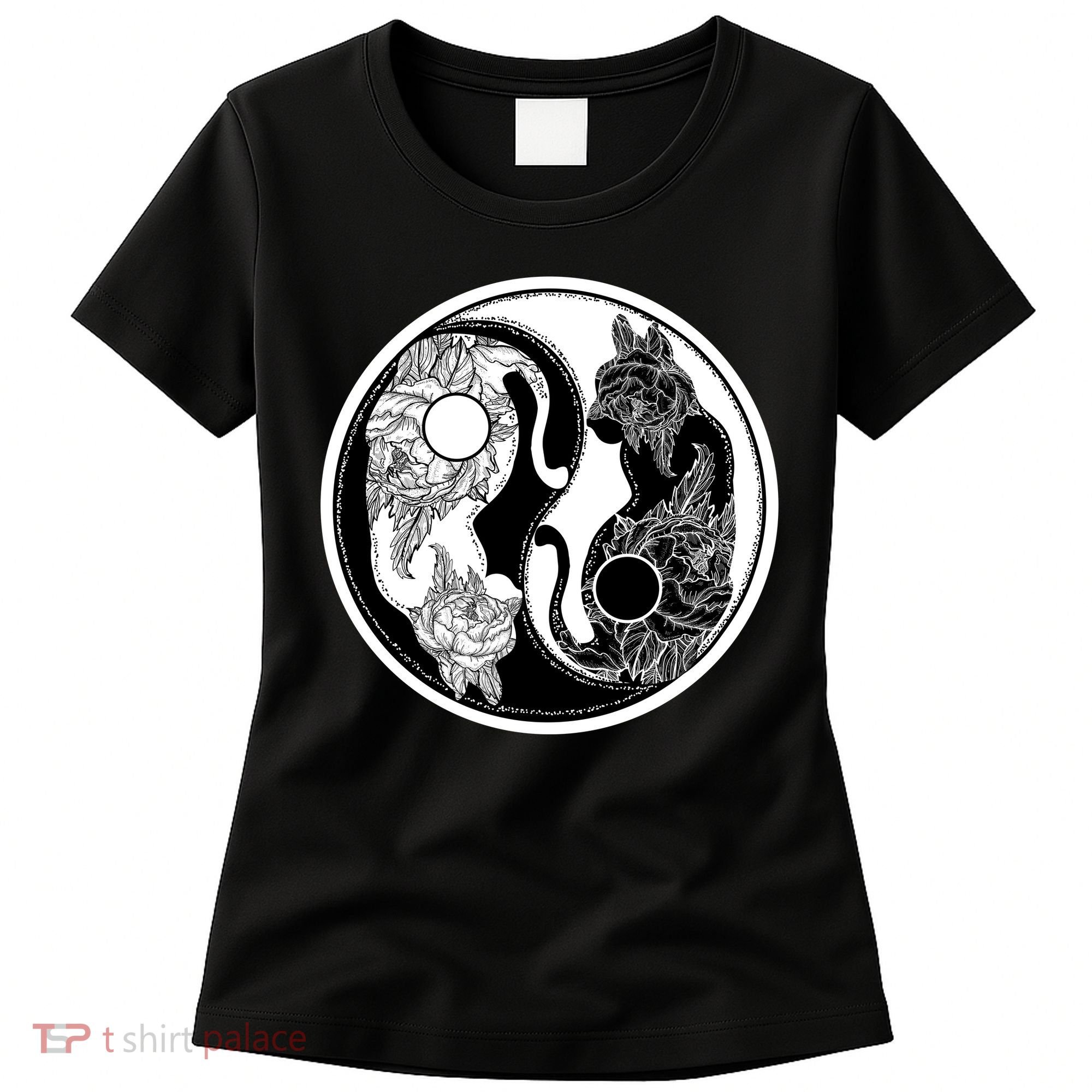 Yin-Yang Cats Women's T-Shirt