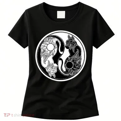 Yin-Yang Cats Women's T-Shirt