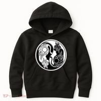 Yin-Yang Cats Kids Hoodie thumb 0