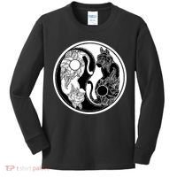 Yin-Yang Cats Kids Long Sleeve Shirt thumb 0