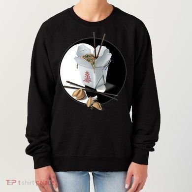Yin Yang Takeout Chinese Women's Sweatshirt