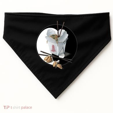 Yin Yang Takeout Chinese USA-Made Doggie Bandana