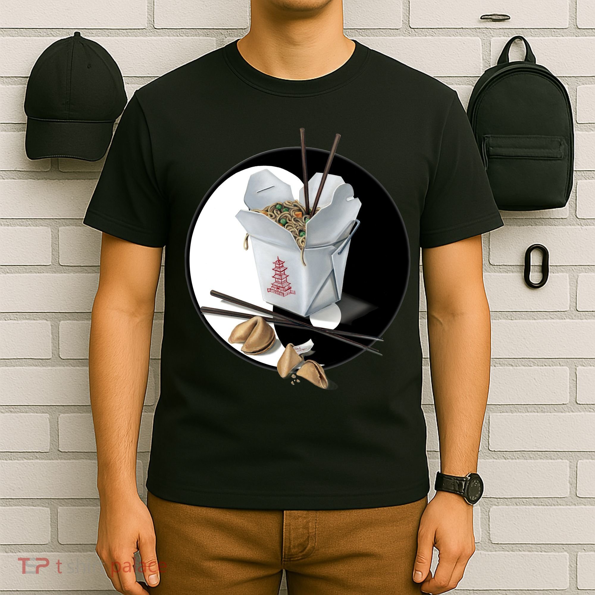 Yin Yang Takeout Chinese T-Shirt