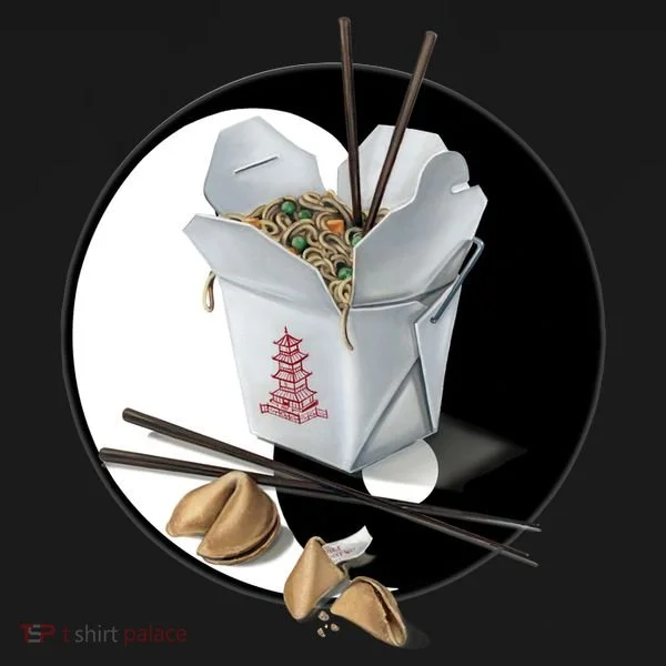 Yin Yang Takeout Chinese Bucket Hat