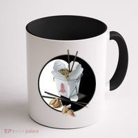 Yin Yang Takeout Chinese Coffee Mug thumb 1