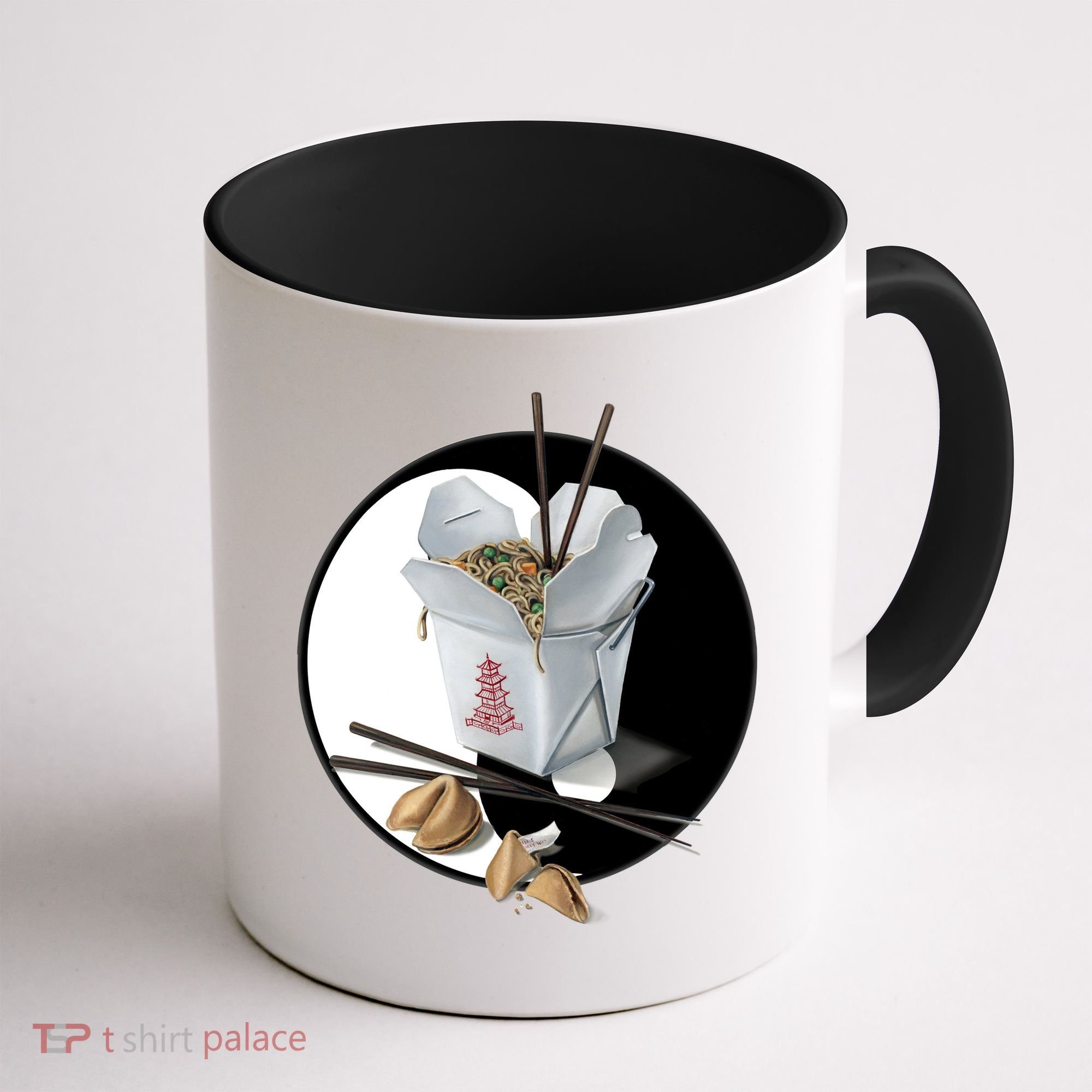 Yin Yang Takeout Chinese Coffee Mug