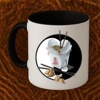 Yin Yang Takeout Chinese Coffee Mug thumb 2