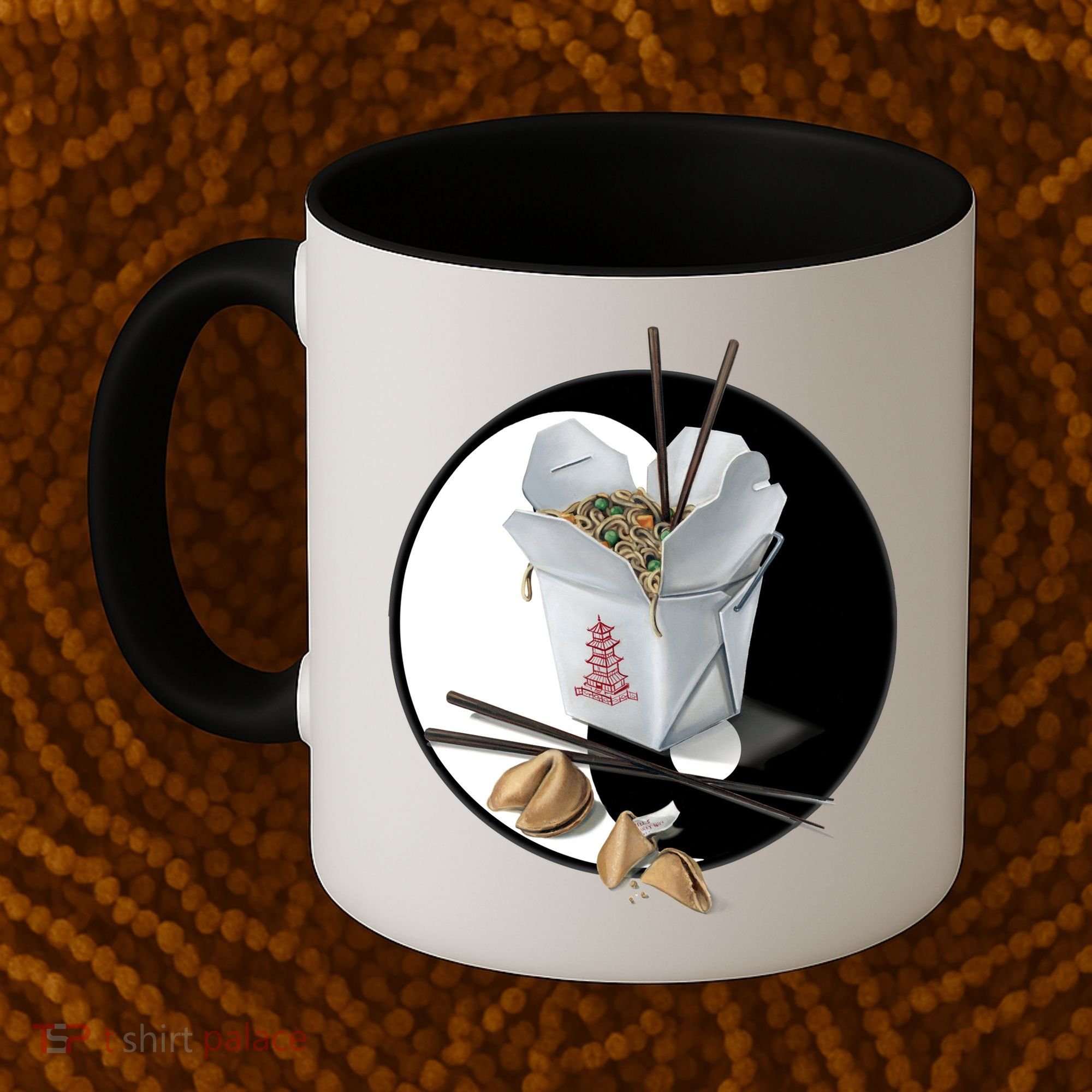 Yin Yang Takeout Chinese Coffee Mug