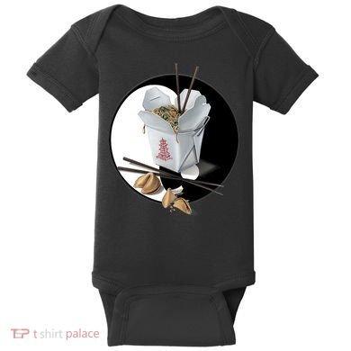 Yin Yang Takeout Chinese Baby Bodysuit
