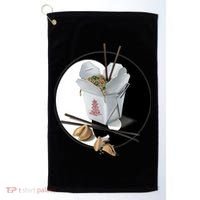 Yin Yang Takeout Chinese Golf Towel thumb 0
