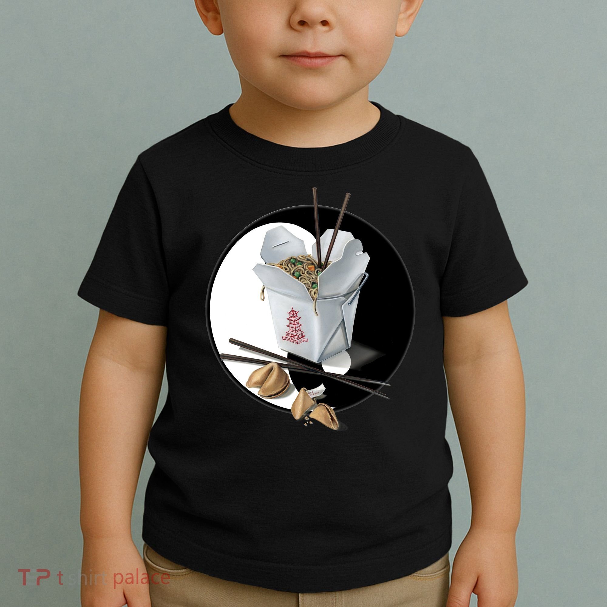 Yin Yang Takeout Chinese Toddler T-Shirt
