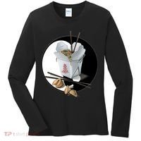 Yin Yang Takeout Chinese Women's Long Sleeve Shirt thumb 0