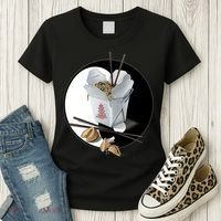 Yin Yang Takeout Chinese Women's T-Shirt thumb 3