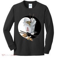 Yin Yang Takeout Chinese Kids Long Sleeve Shirt thumb 0