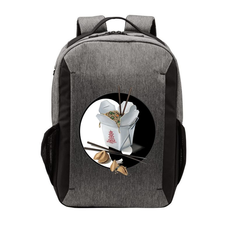 Yin Yang Takeout Chinese Vector Backpack