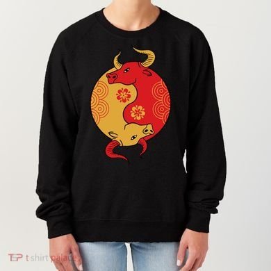 Ying Yang Ox Women's Sweatshirt