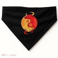 Ying Yang Ox USA-Made Doggie Bandana thumb 0