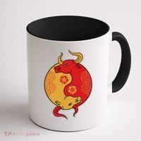 Ying Yang Ox Coffee Mug thumb 1