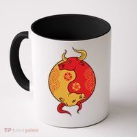 Ying Yang Ox Coffee Mug thumb 0