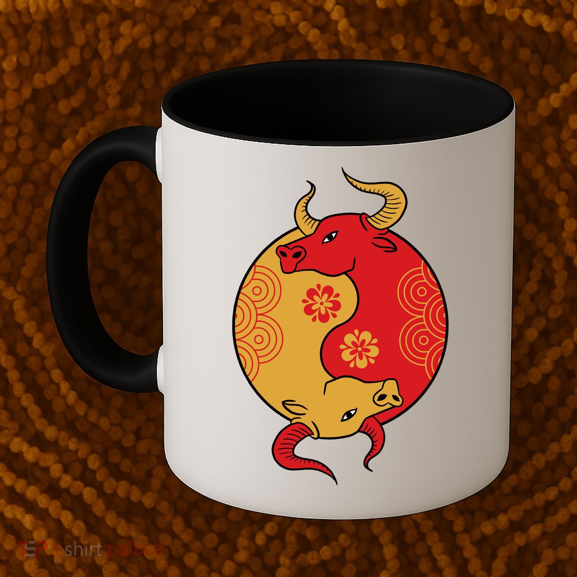 Ying Yang Ox Coffee Mug