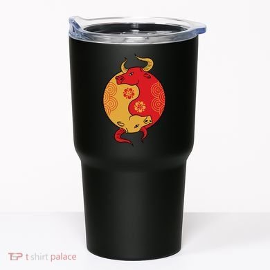Ying Yang Ox Tumbler