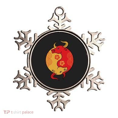 Ying Yang Ox Ornament