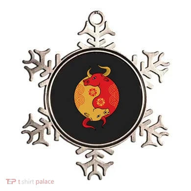 Ying Yang Ox Ornament