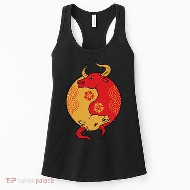 Ying Yang Ox Women's Tank Top