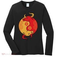 Ying Yang Ox Women's Long Sleeve Shirt thumb 0