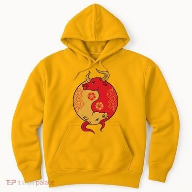 Ying Yang Ox Hoodie