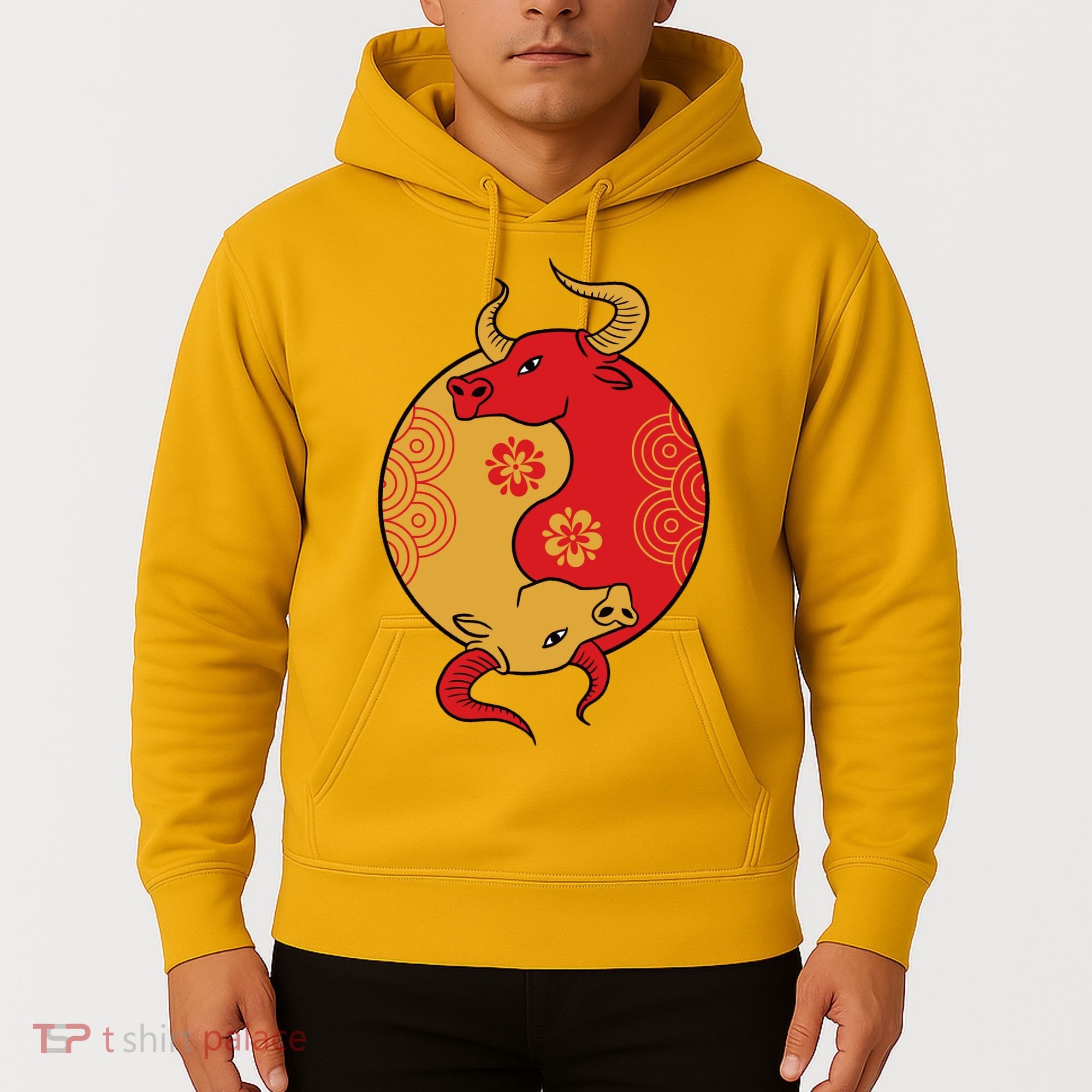 Ying Yang Ox Hoodie
