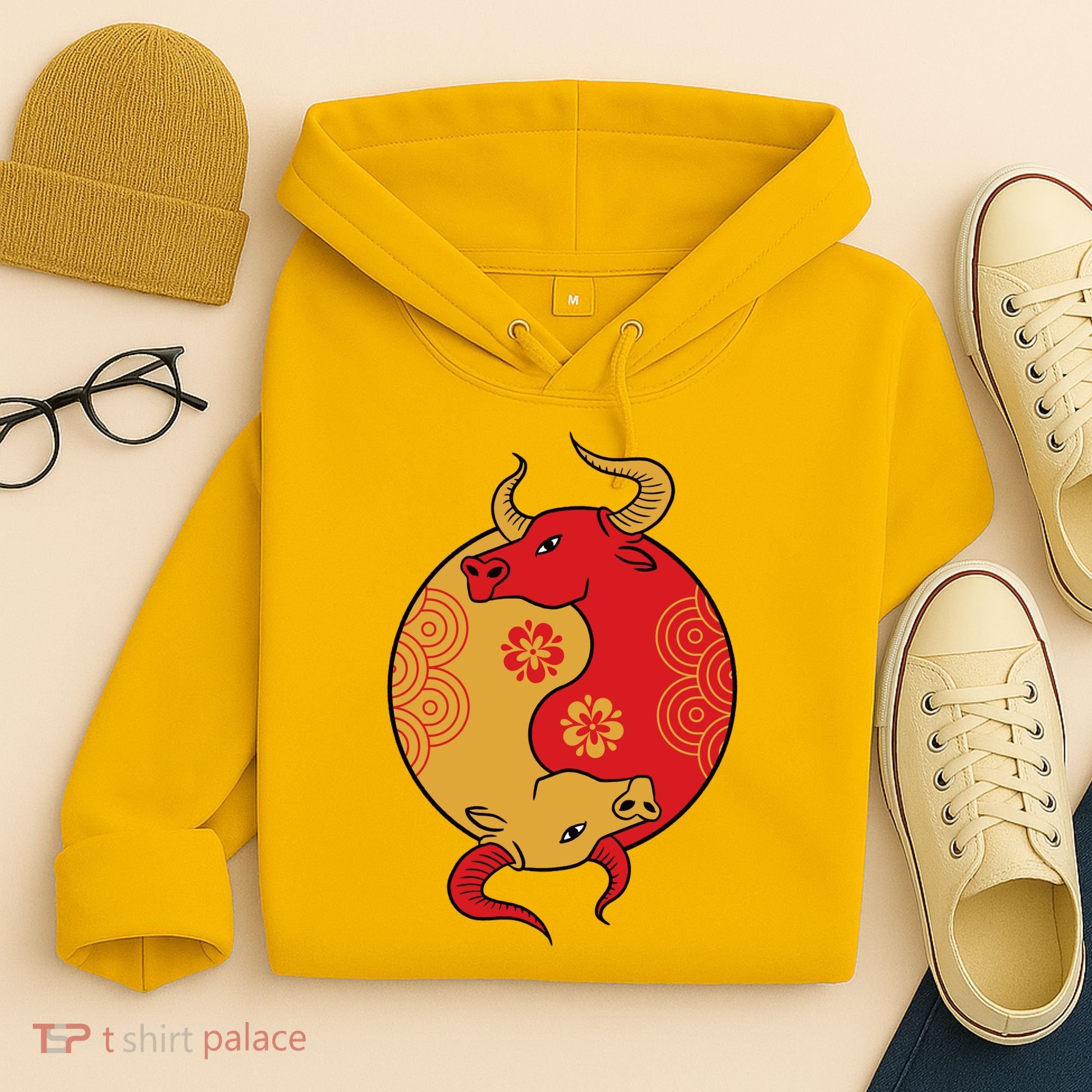 Ying Yang Ox Hoodie