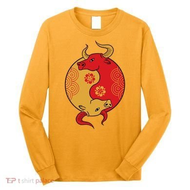 Ying Yang Ox Long Sleeve Shirt