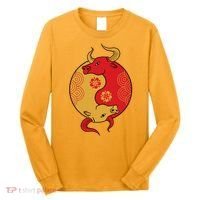 Ying Yang Ox Long Sleeve Shirt thumb 0