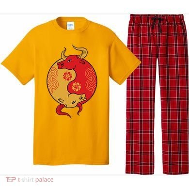 Ying Yang Ox Pajama Set