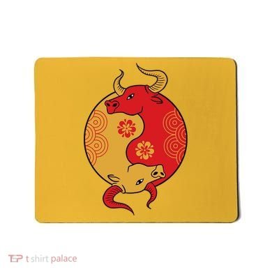 Ying Yang Ox Mousepad
