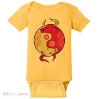 Ying Yang Ox Baby Bodysuit thumb 0