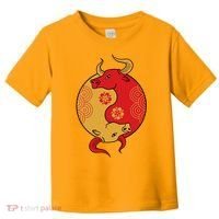 Ying Yang Ox Toddler T-Shirt thumb 0