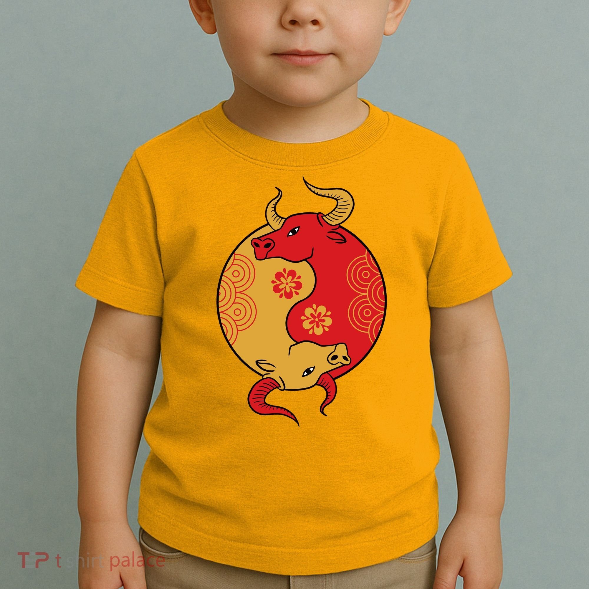 Ying Yang Ox Toddler T-Shirt
